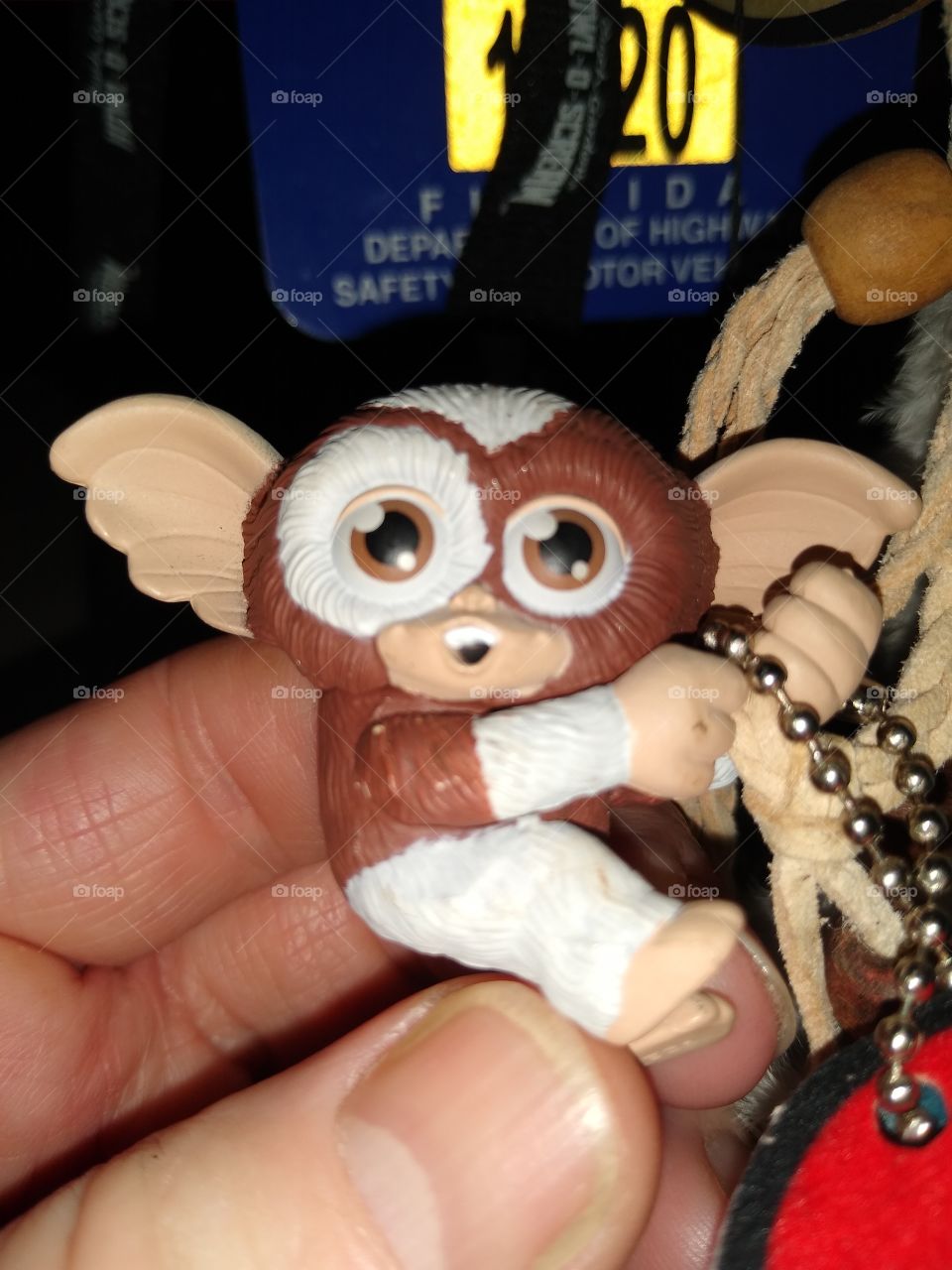 This is a awesome Gizmo key chain from the movie Gremlins