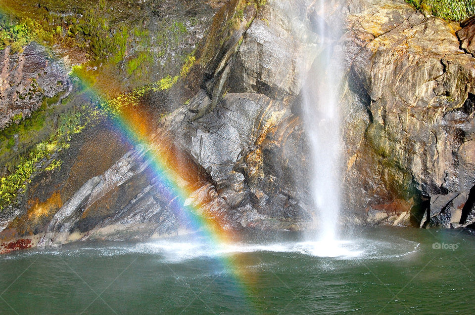 Waterfall Milford Sound