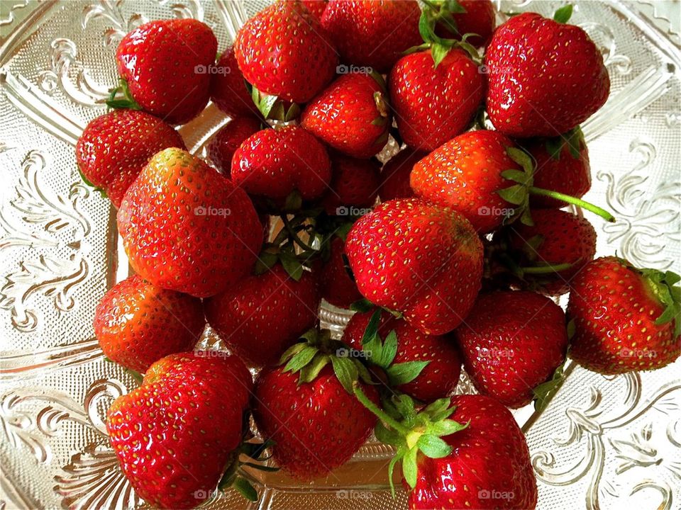 Strawberries for breakfast
