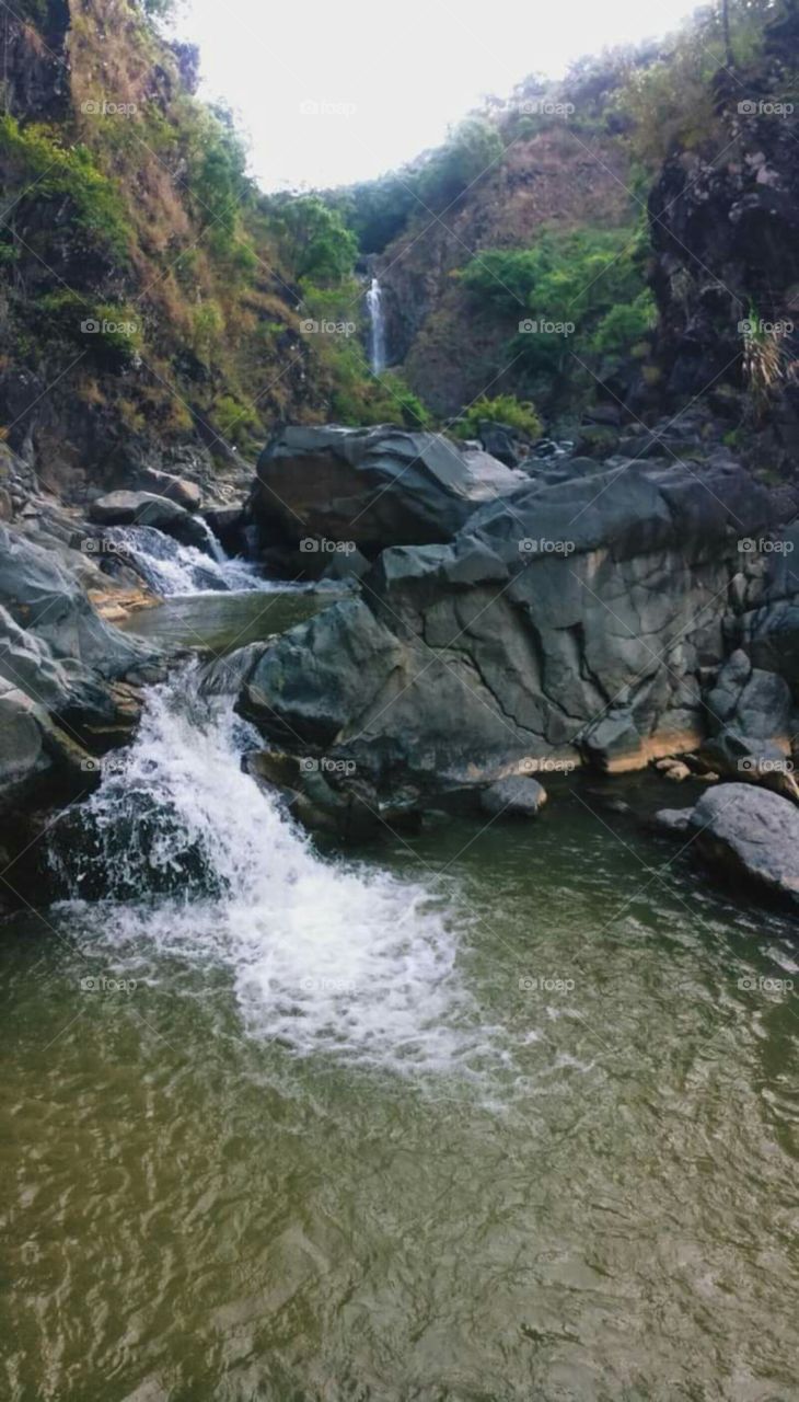 Beautiful water flow