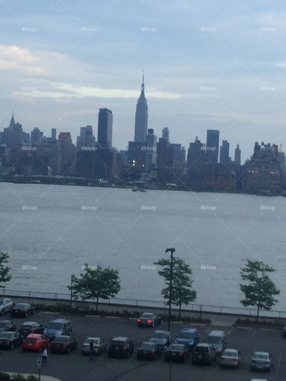 New York City skyline from NJ