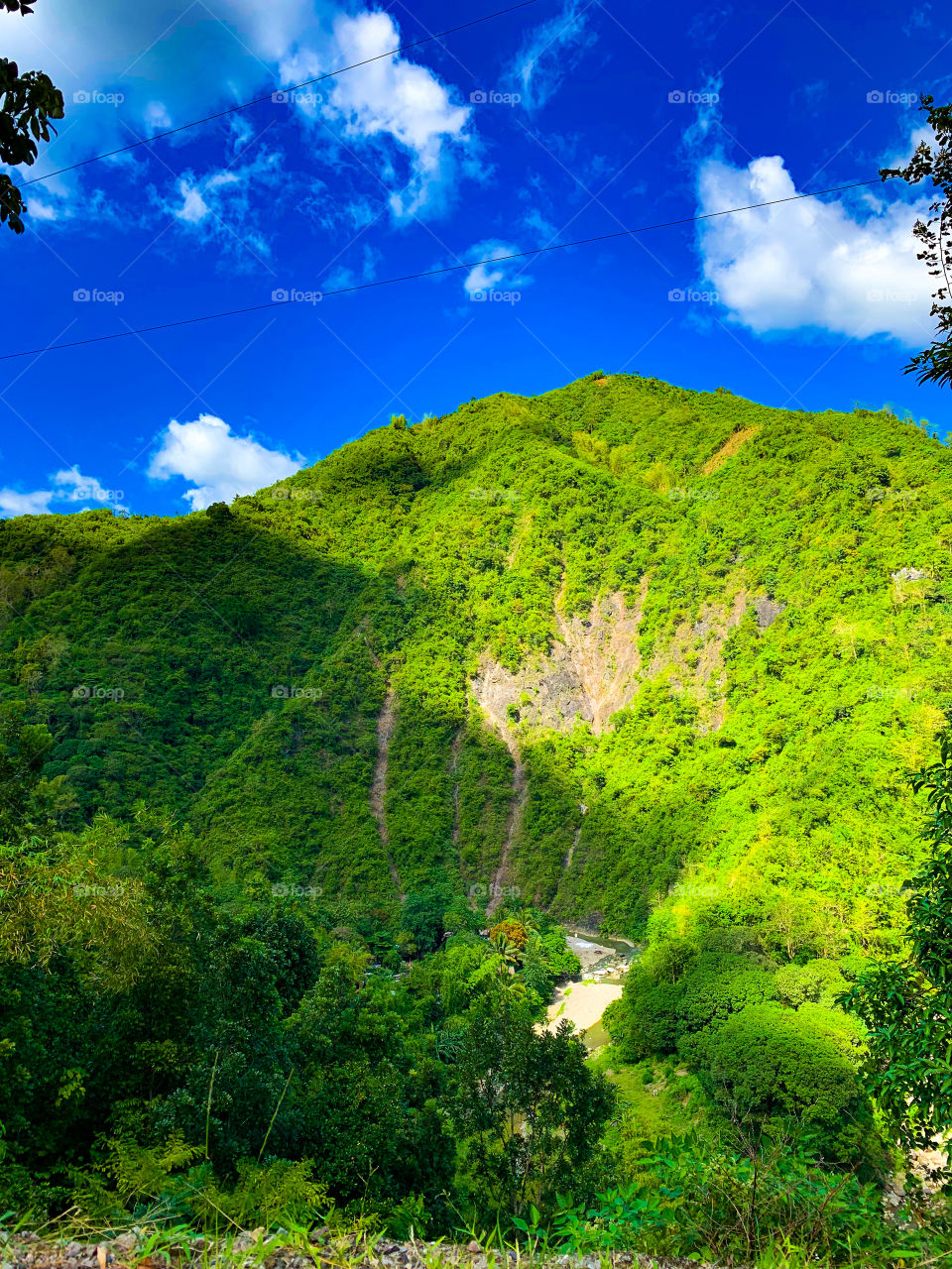 Beautiful color of mountain