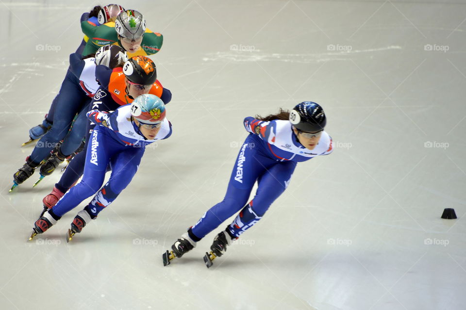 14 January 2017 European Short Track Speed Skating Championships in Turin