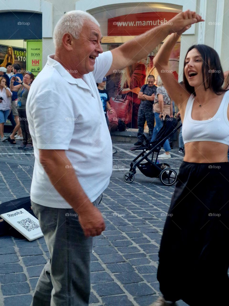 dancing in the street