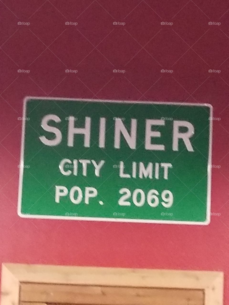 Shiner Sign