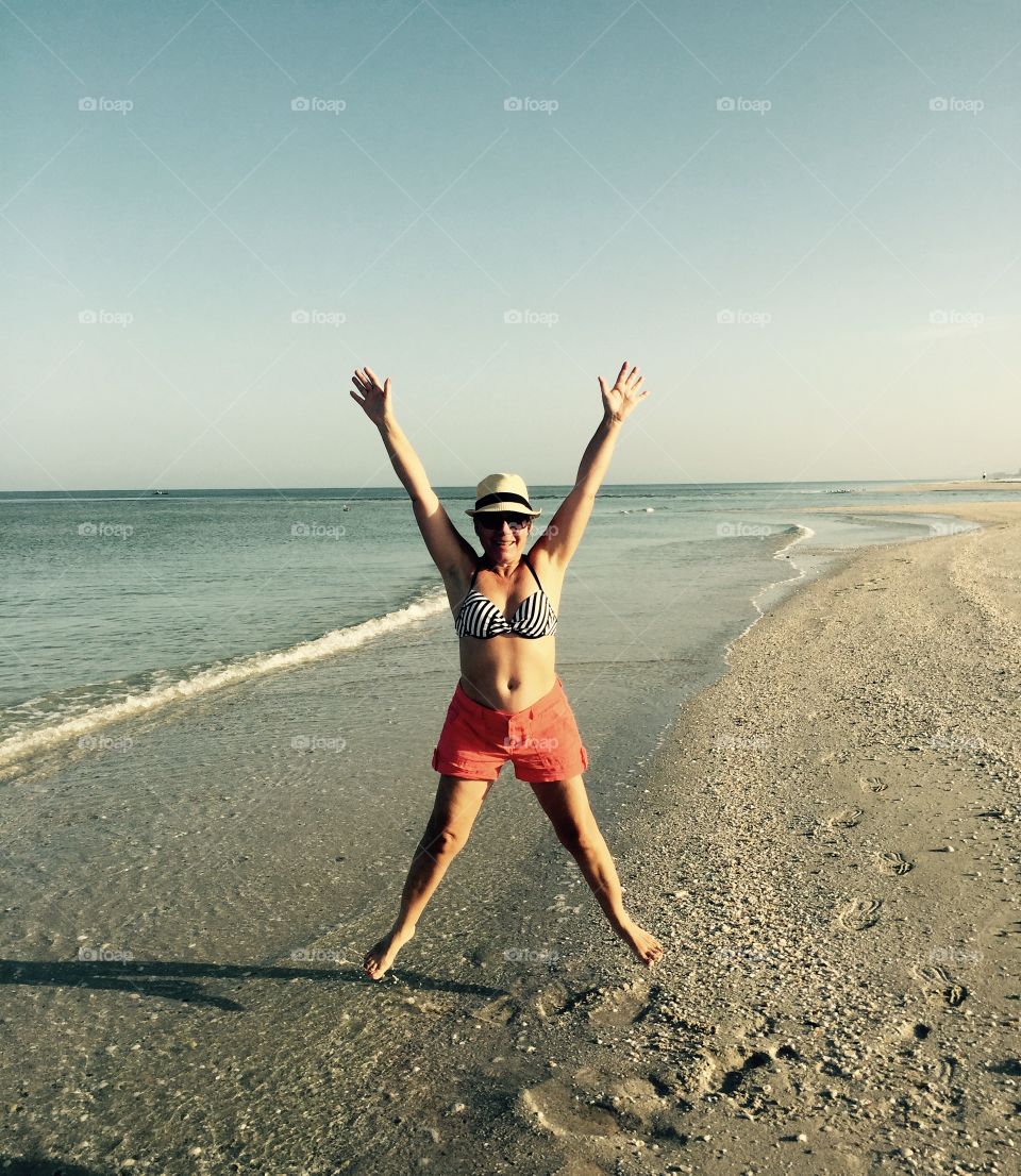 Exciting day at the beach