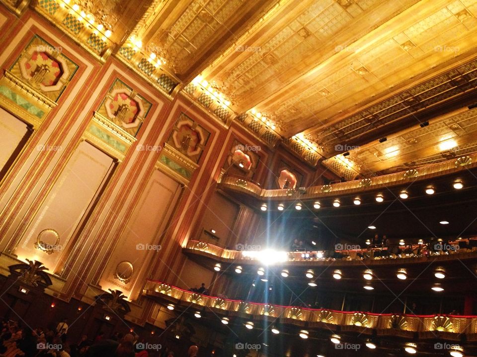 The Lyric Opera of Chicago. Is there a more magnificent place in the world than the inside of this opera house? 