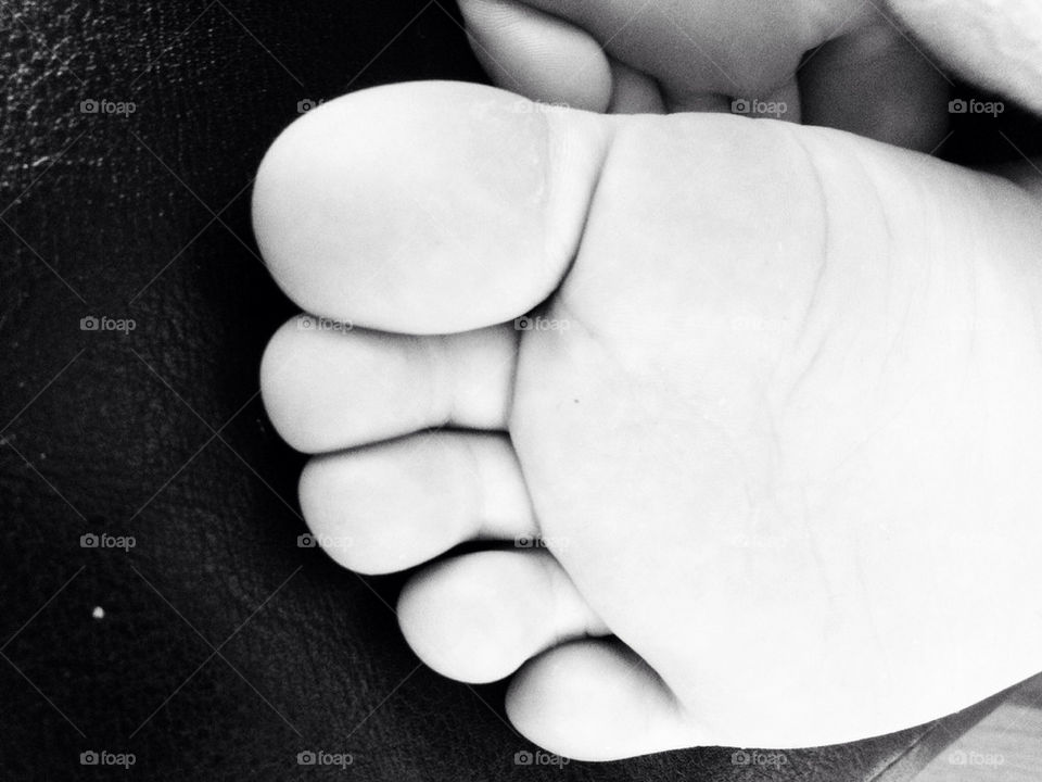 Child's toes