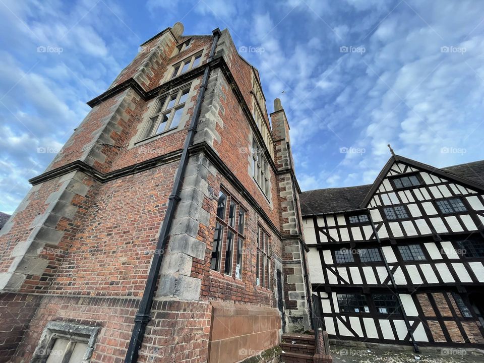 Old brick house the first to be built in Shropshire in 1618 !