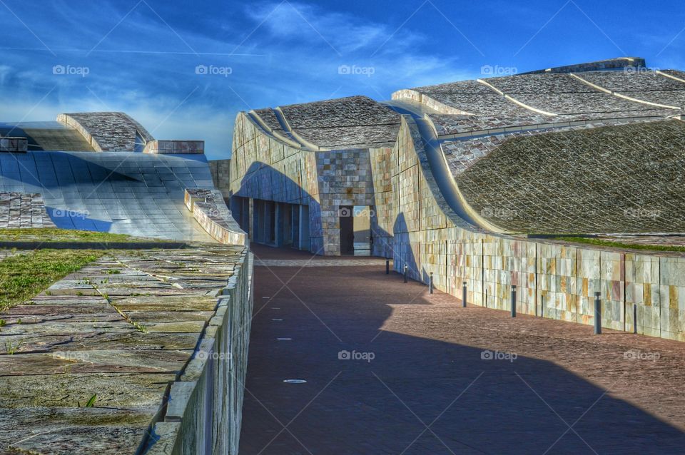 Entrance to Cidade da Cultura, Santiago de Compostela. Cidade da Cultura, Santiago de Compostela