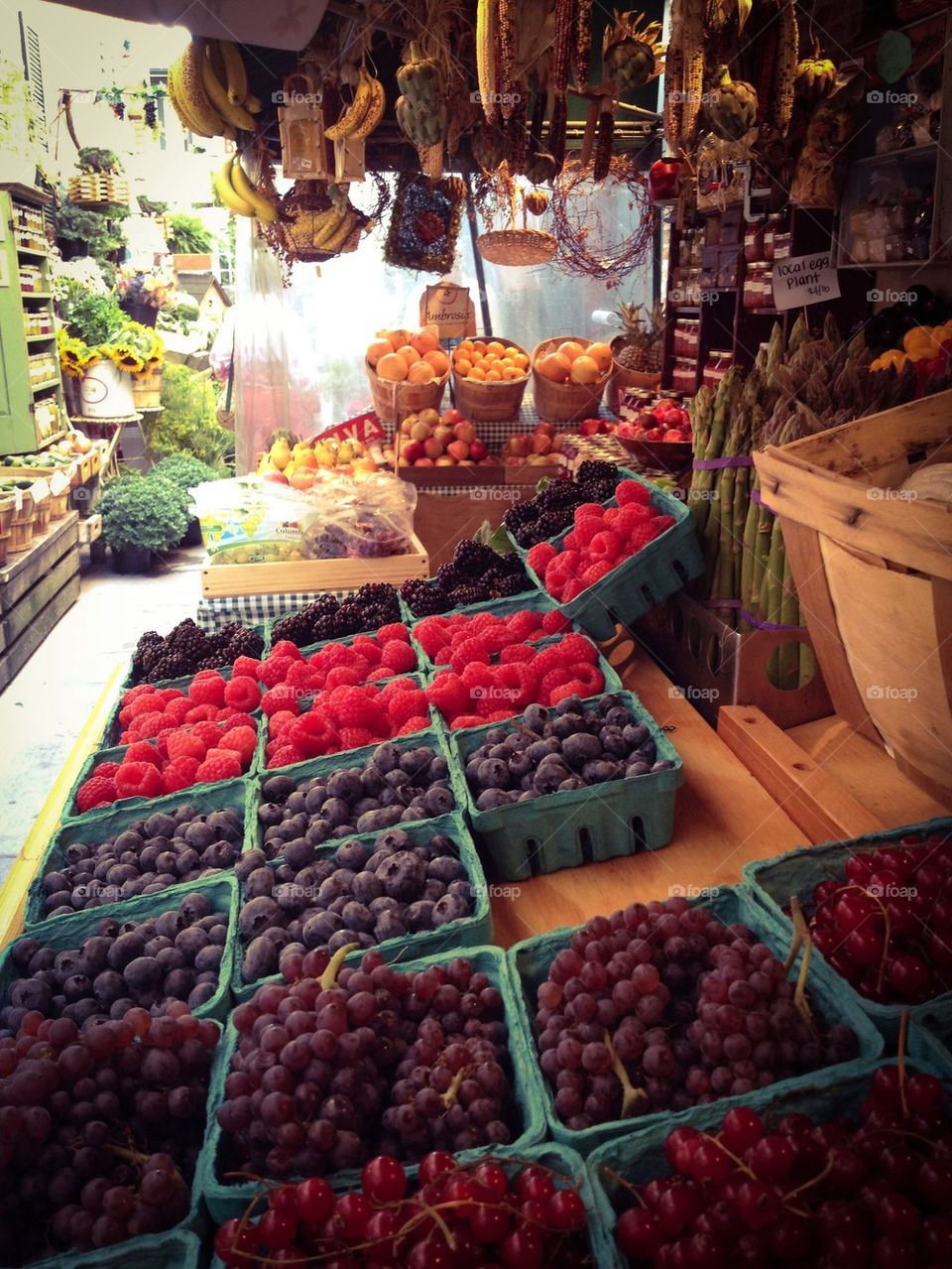 Fresh fruit for sale at market