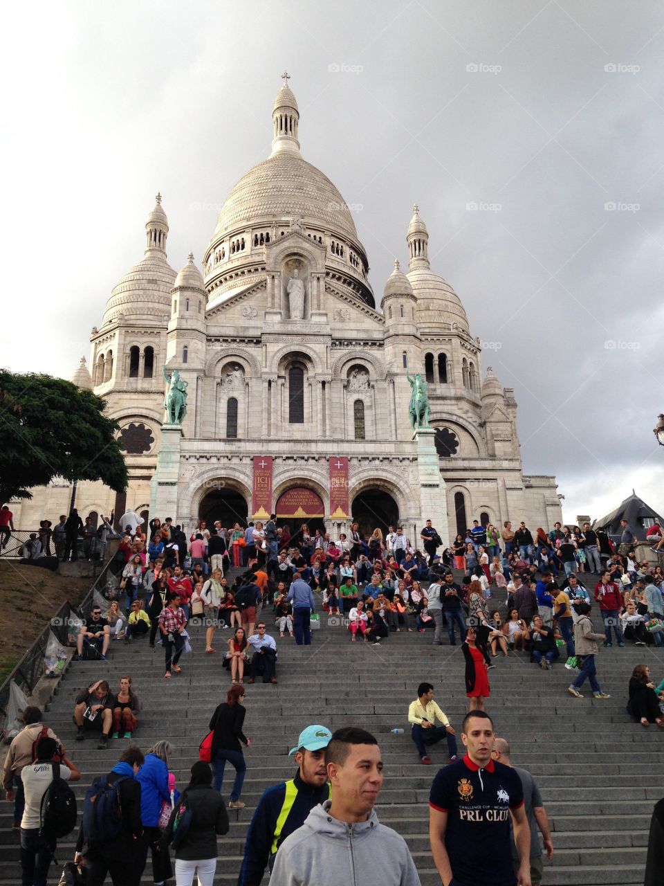 steps to Sacre Coeur, Montmartre