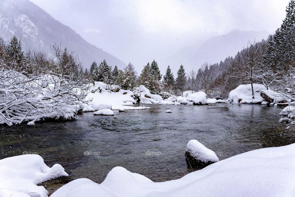 Nieve en la valle de boí