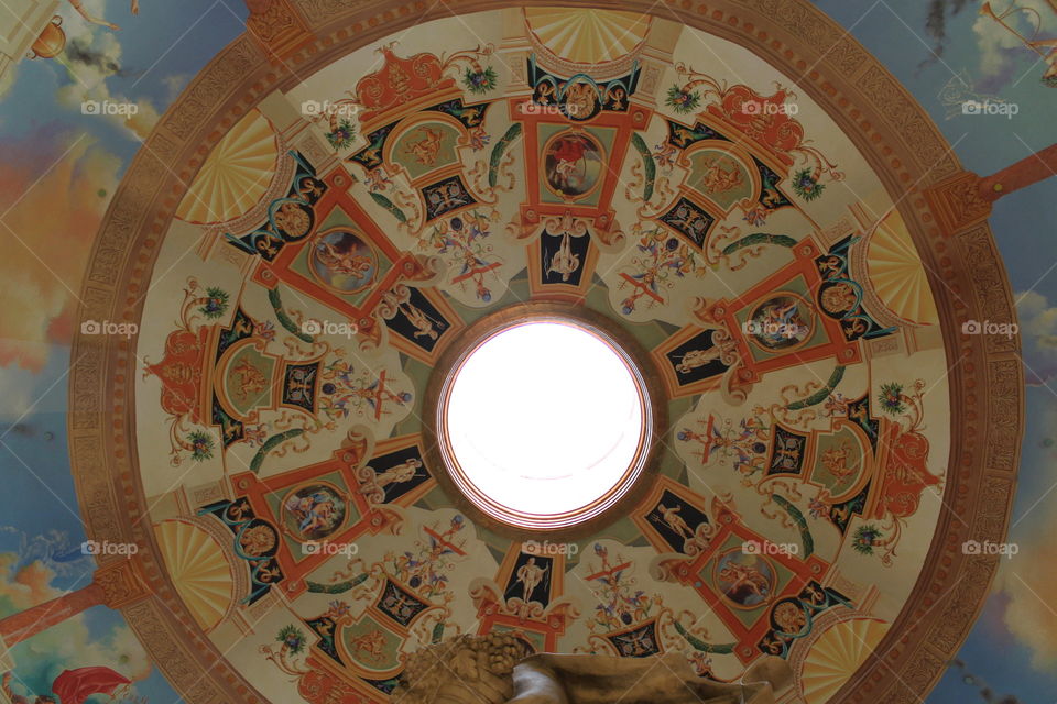 ceiling artwork