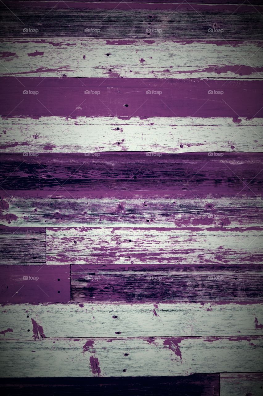 purple wooden accent wall