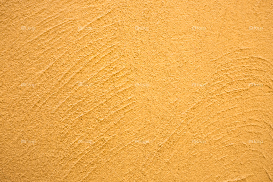 Yellow Cement wall