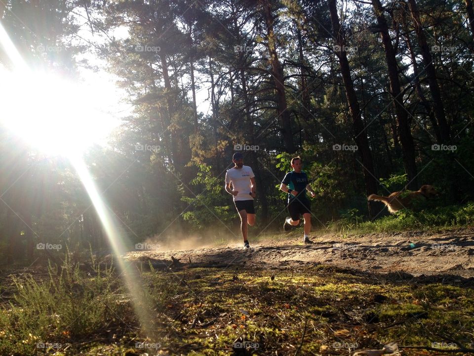 Morning run with Friends