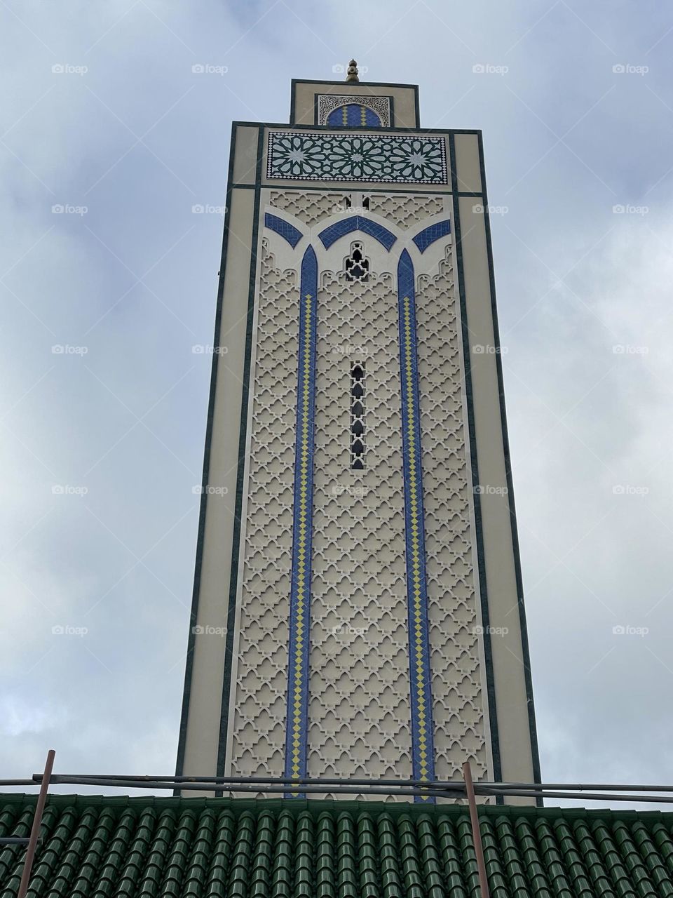 A beautiful Arabic Style Architecture “Mosque Tower” in Île de France 