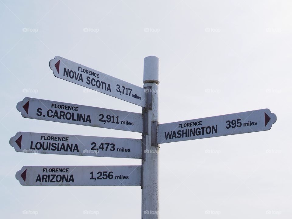 Sightseeing on summer vacation 