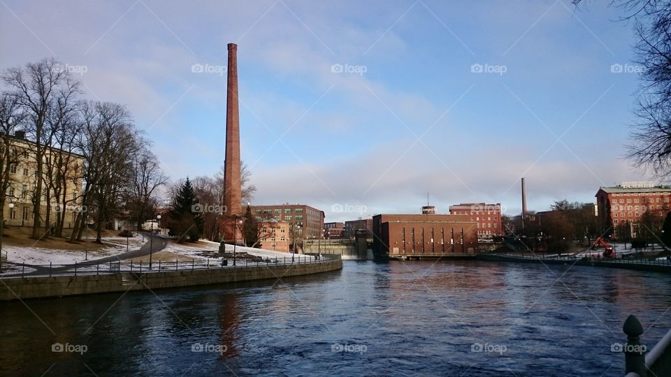 Tammerkoski rapids, Tampere, Finland