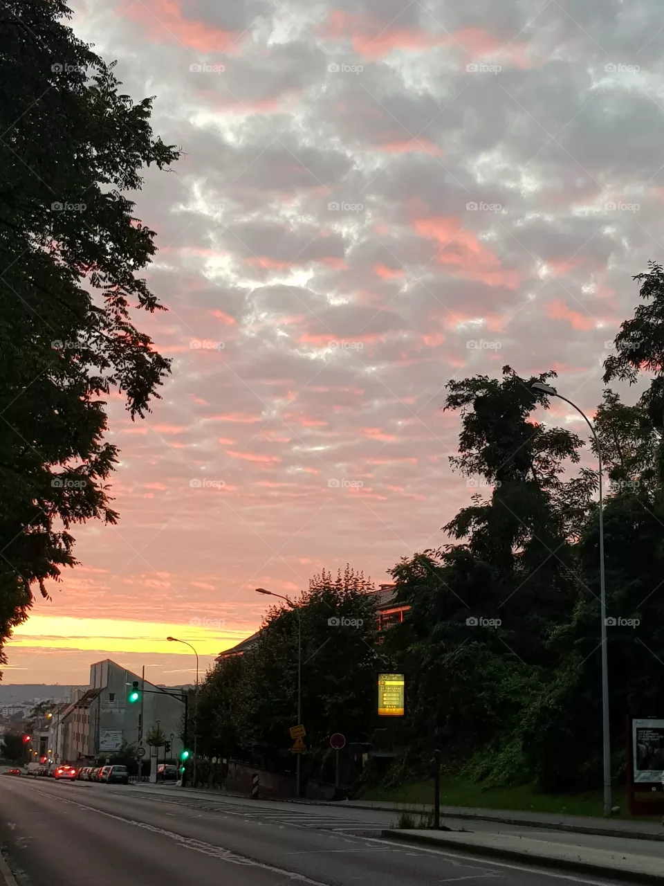 colors in  the sky