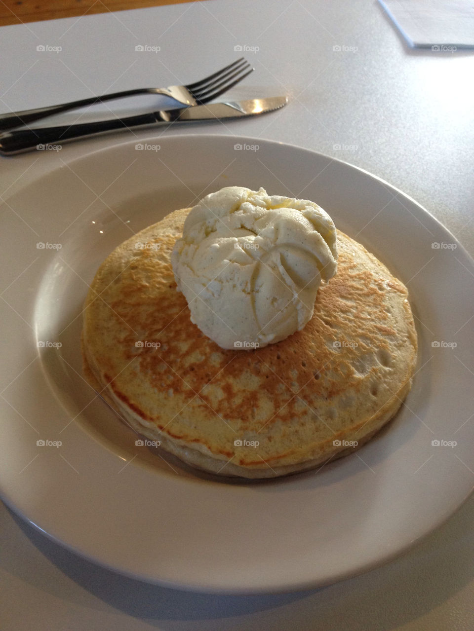 food plate desert pancakes by splicanka