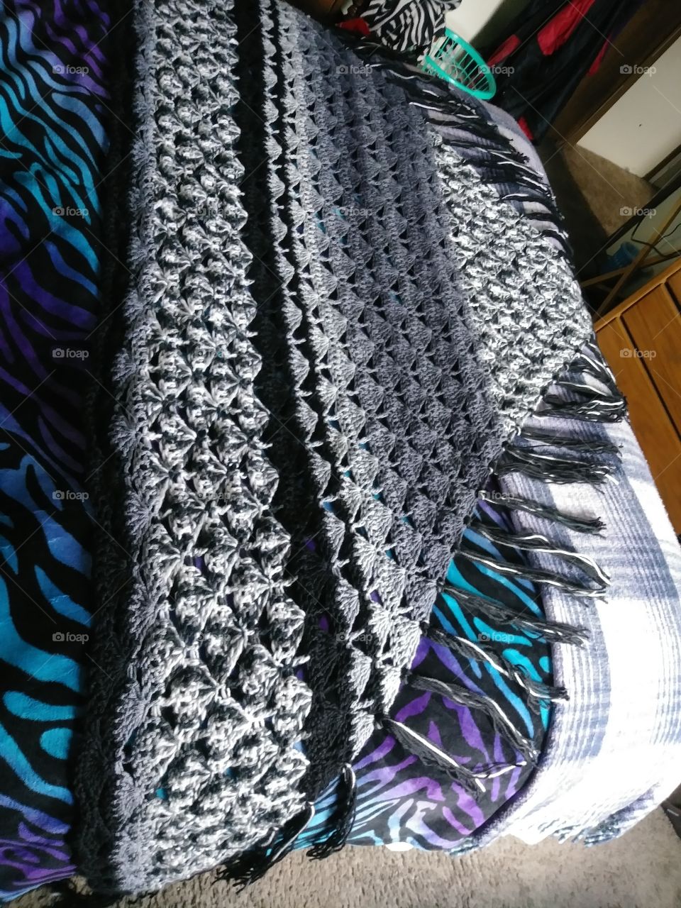 my finished shawl 1