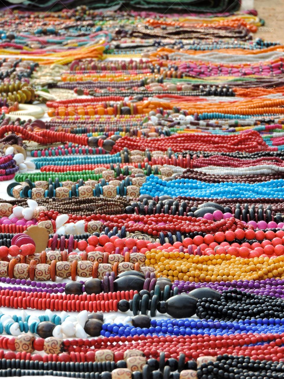 Colourful beads