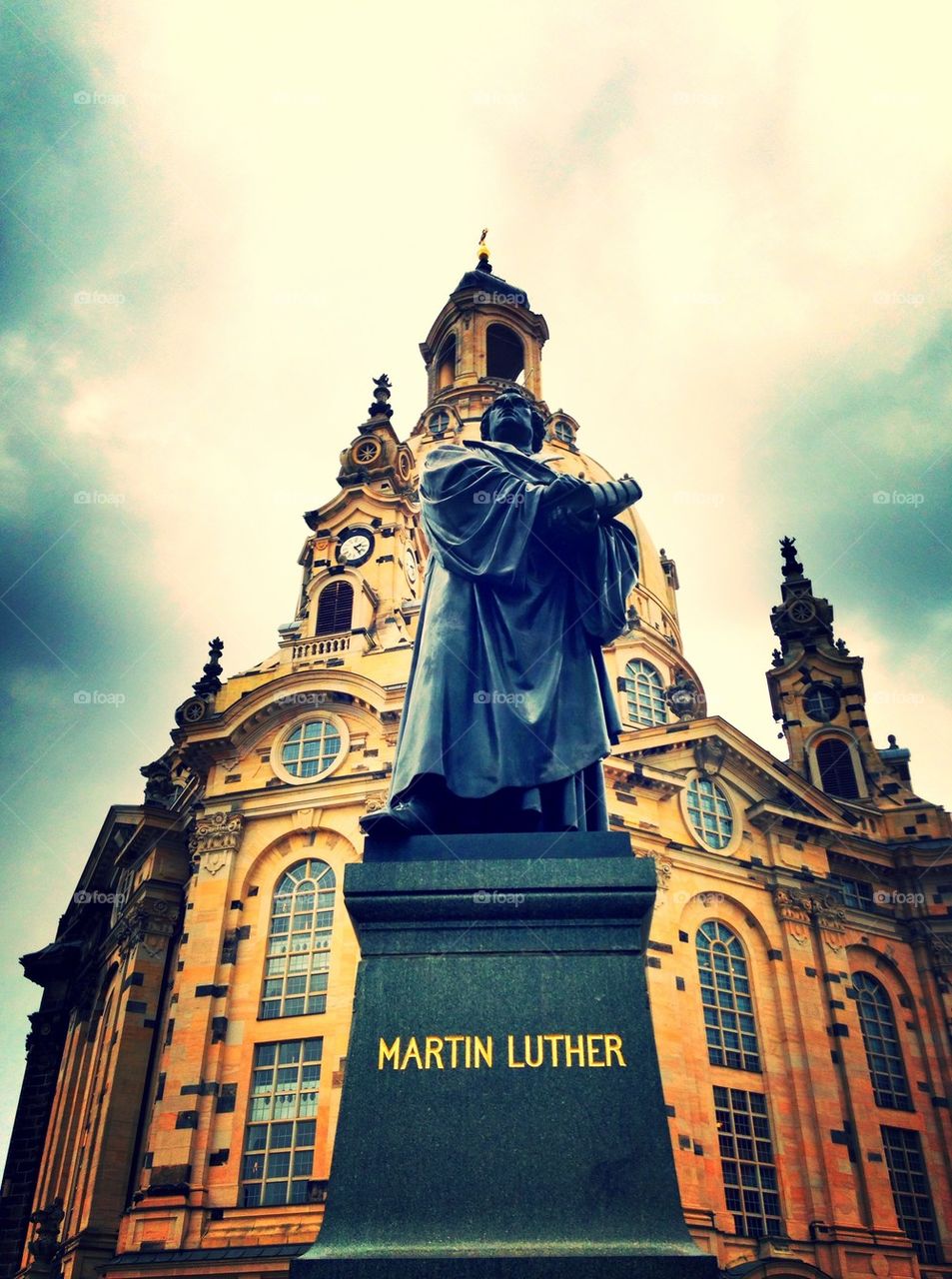 Martin Luther and Frauenkirche 