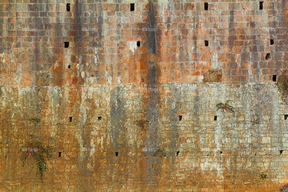 Grunge castle wall