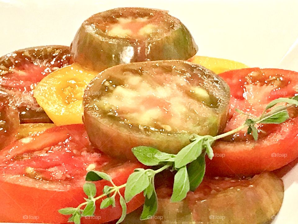Heirloom tomatoes 