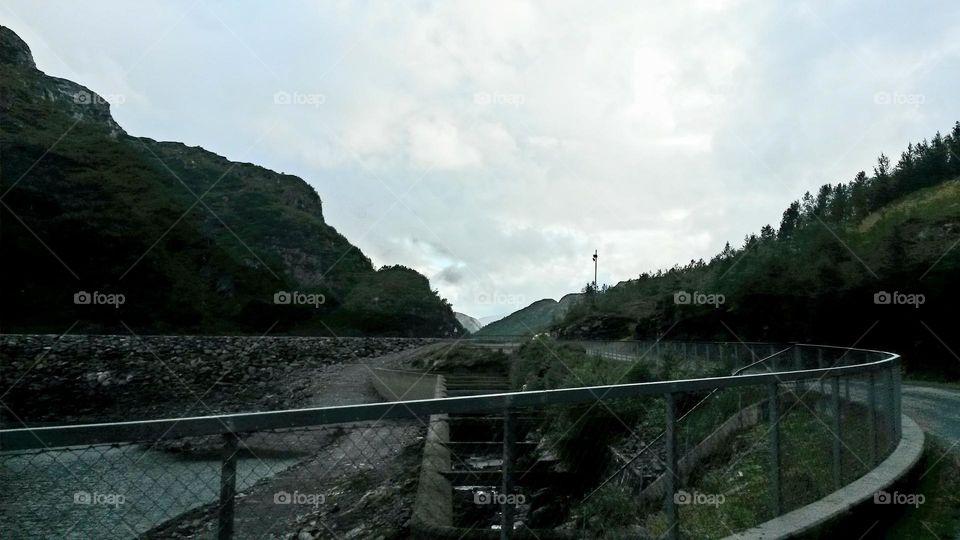 The rough nature in Norway