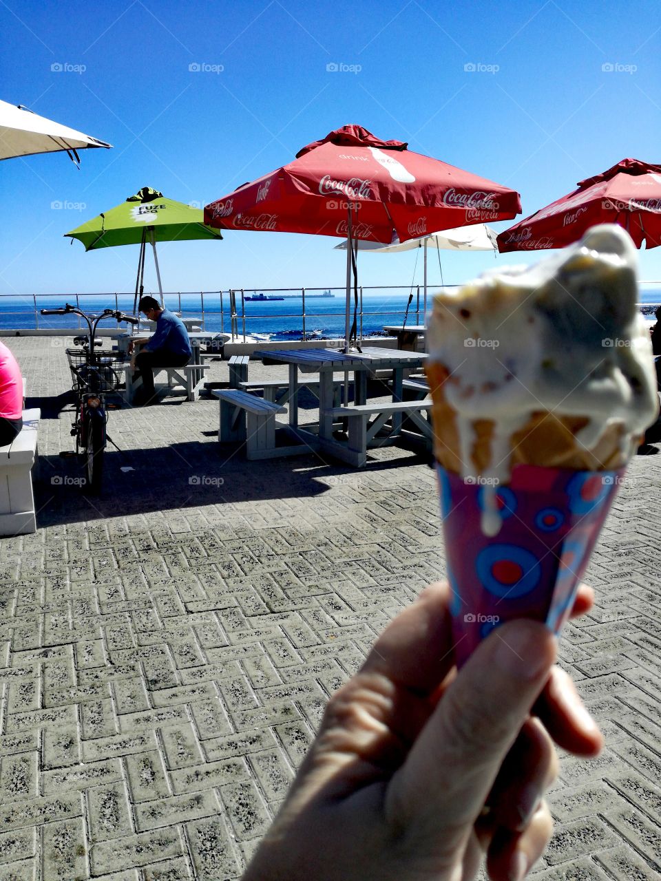 Ice cream at Seapoint, Cape Town , South Africa