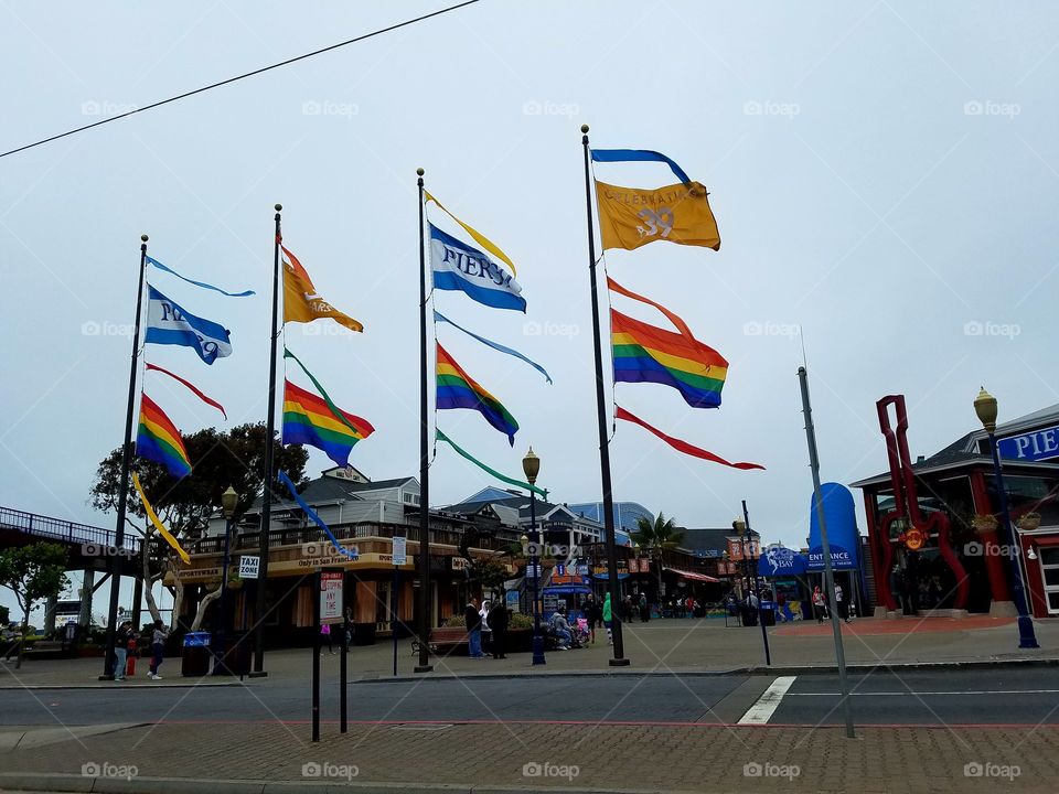 flags pride San Francisco