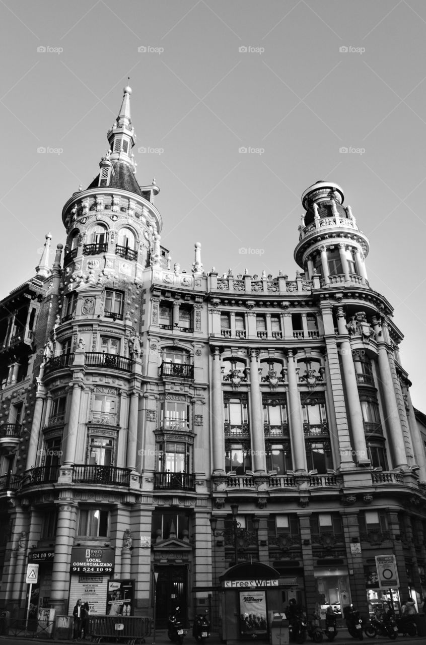 Meneses building. Meneses building, Madrid, Spain.