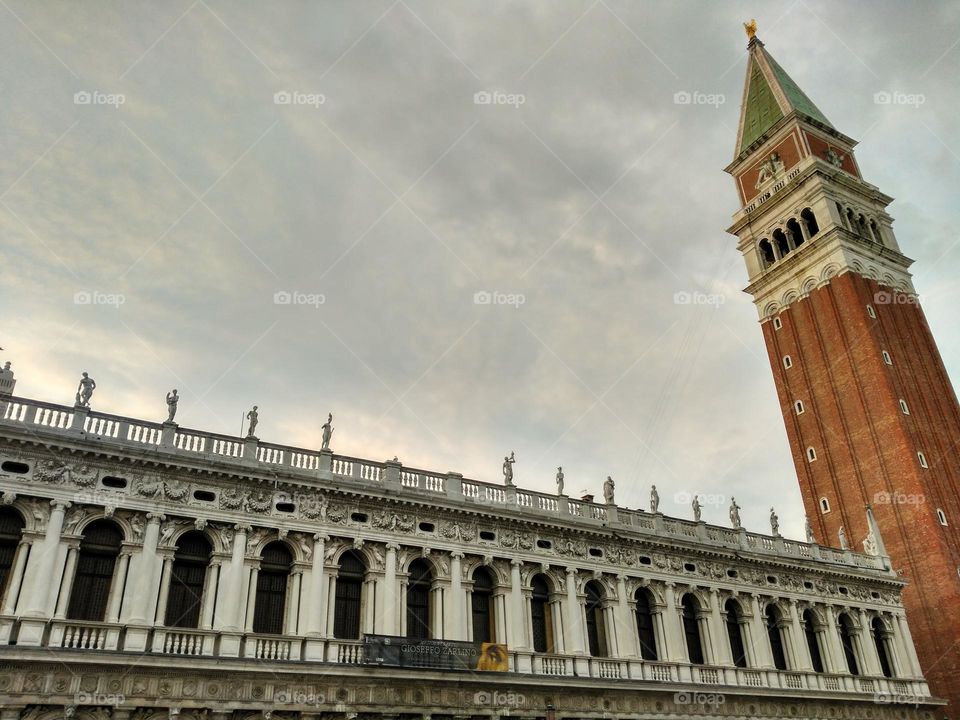 Iconic building in San Marco square in Venice, Italy.