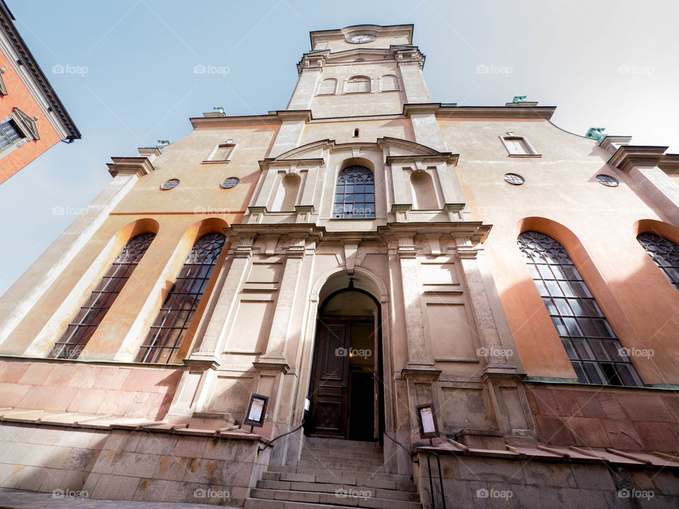 Storkyrkan trångsund gamla stan Old Town sweden Sverige Stockholm 