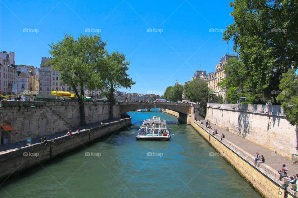 Seine river Paris France