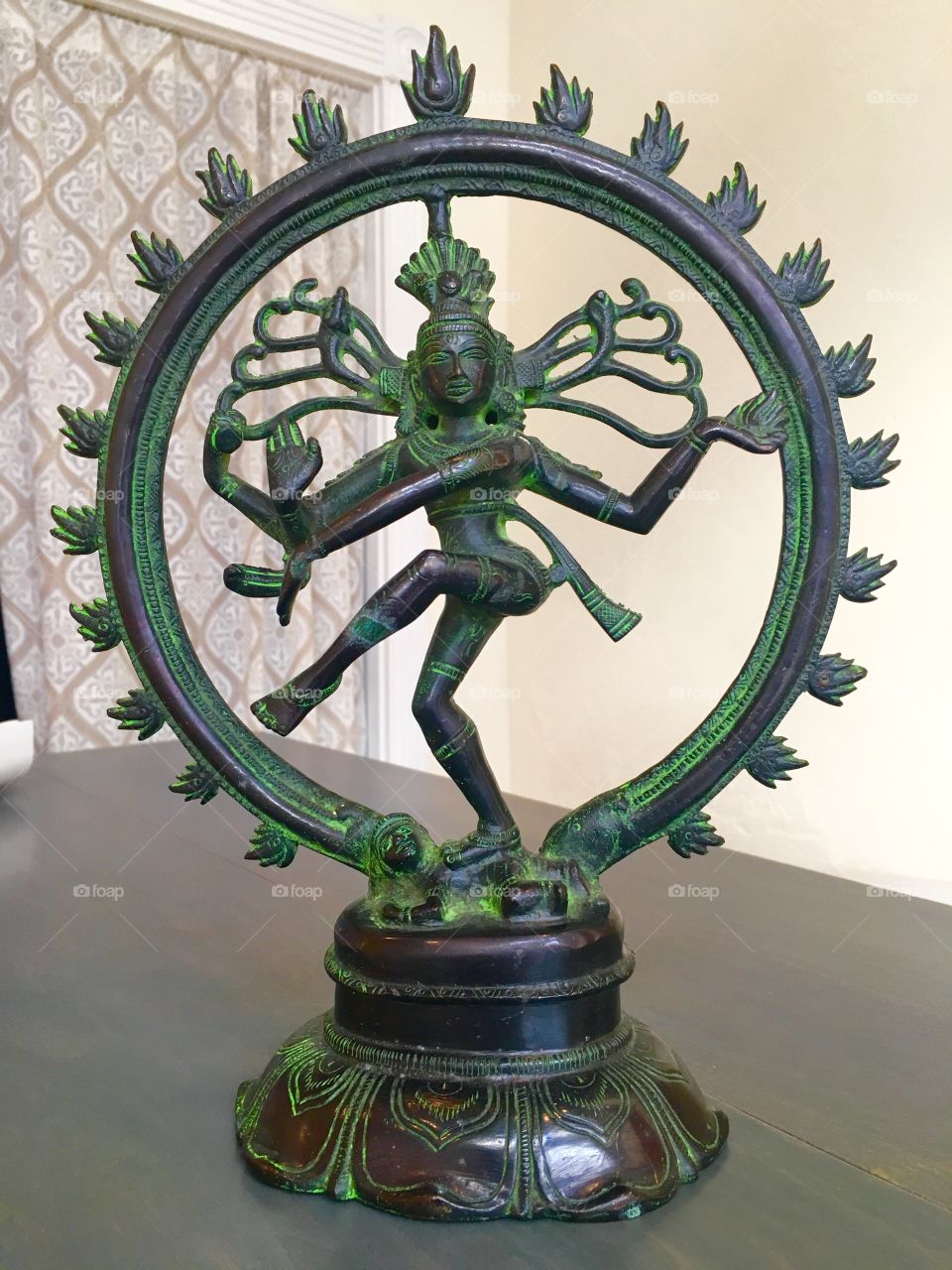 Shiva as the cosmic ecstatic dancer.
