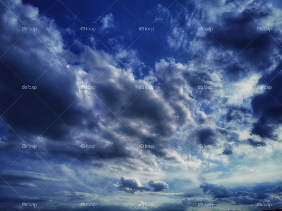 Sky mood clouds moody nature greens wild street day outdoor blue