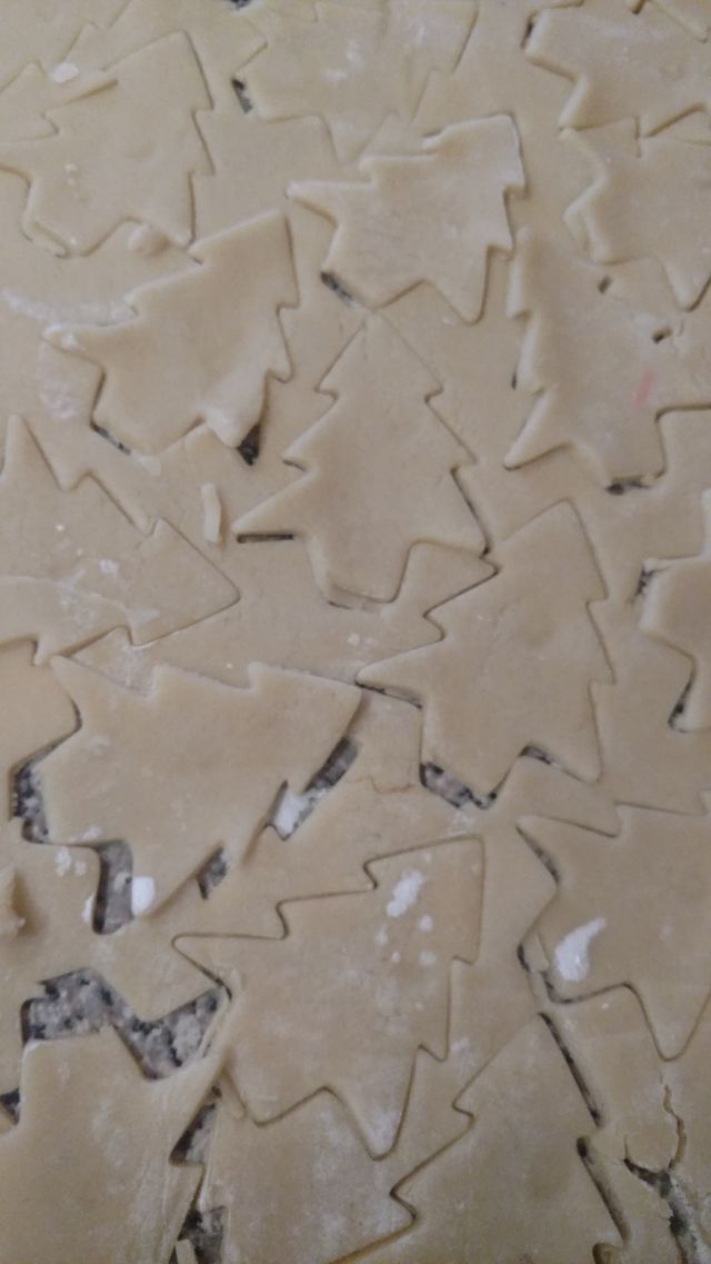 cutting cookies
