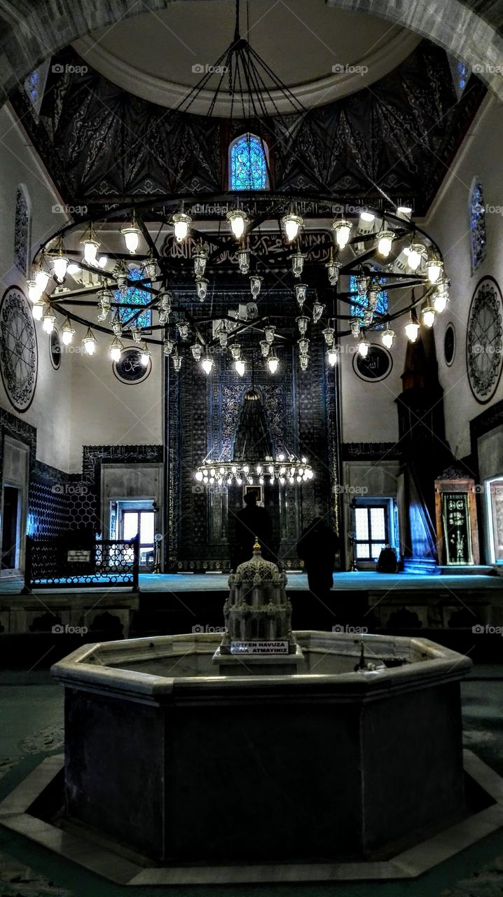 Chandelier in Mosque