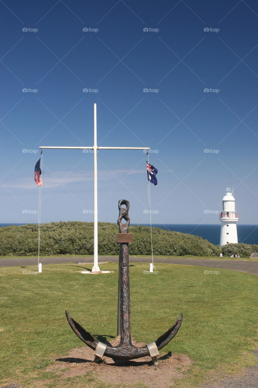 sky blue sea flags by kshapley