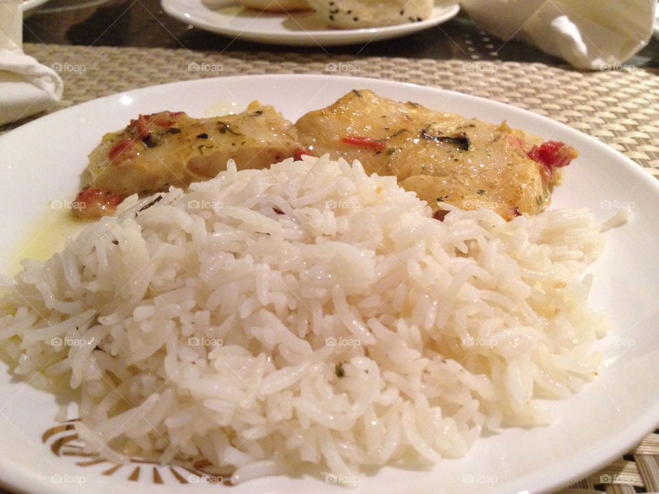 food fish rice tomato by a.bilbaisi