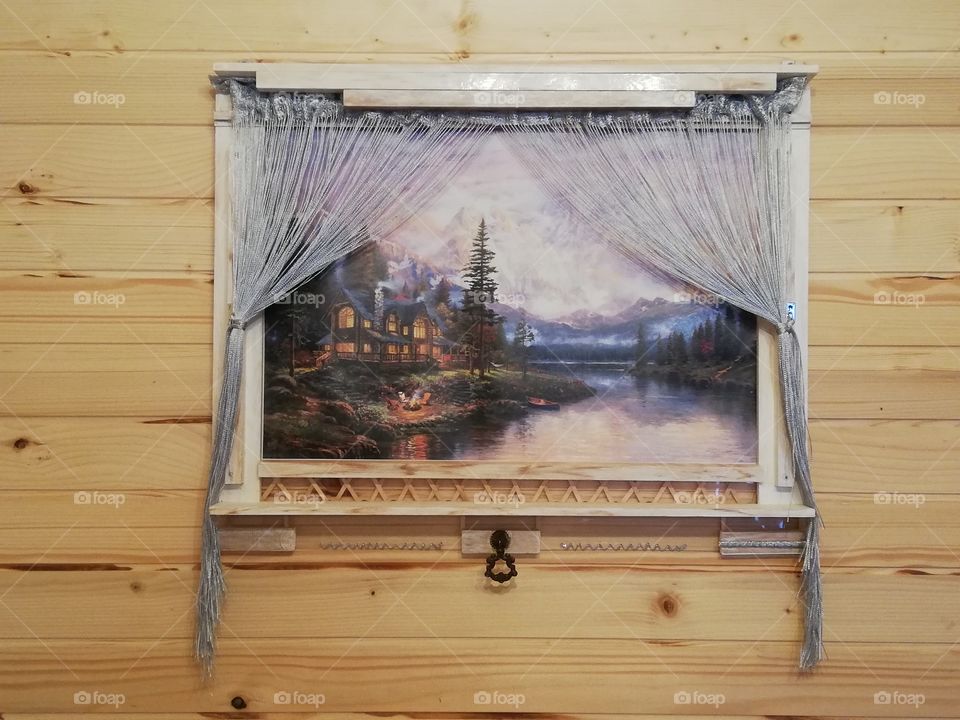 Window frame handmade