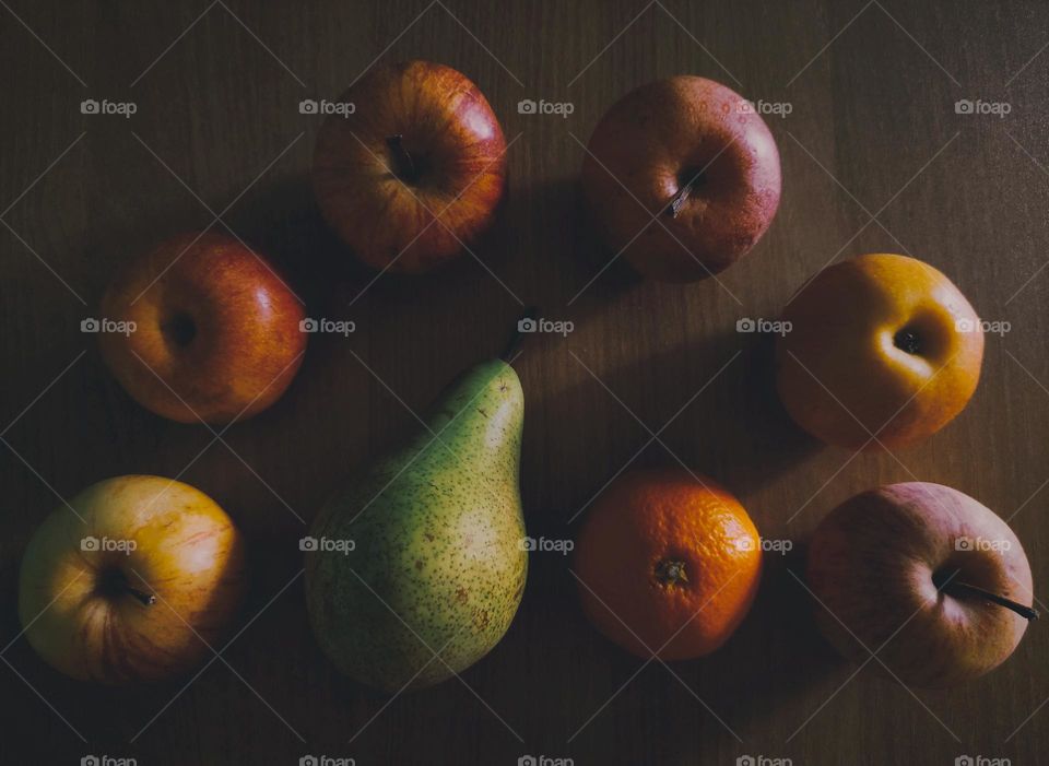 Apple 🍎+pear 🍐+mandarine 🍊= Interesting pattern 😜