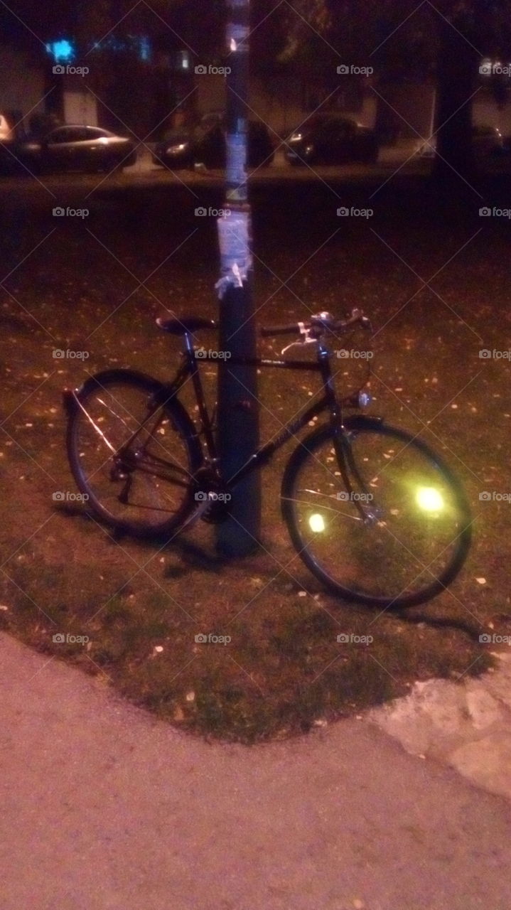 Bike in the night