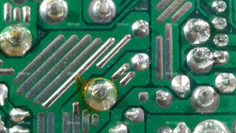 Circuit Board Closeup