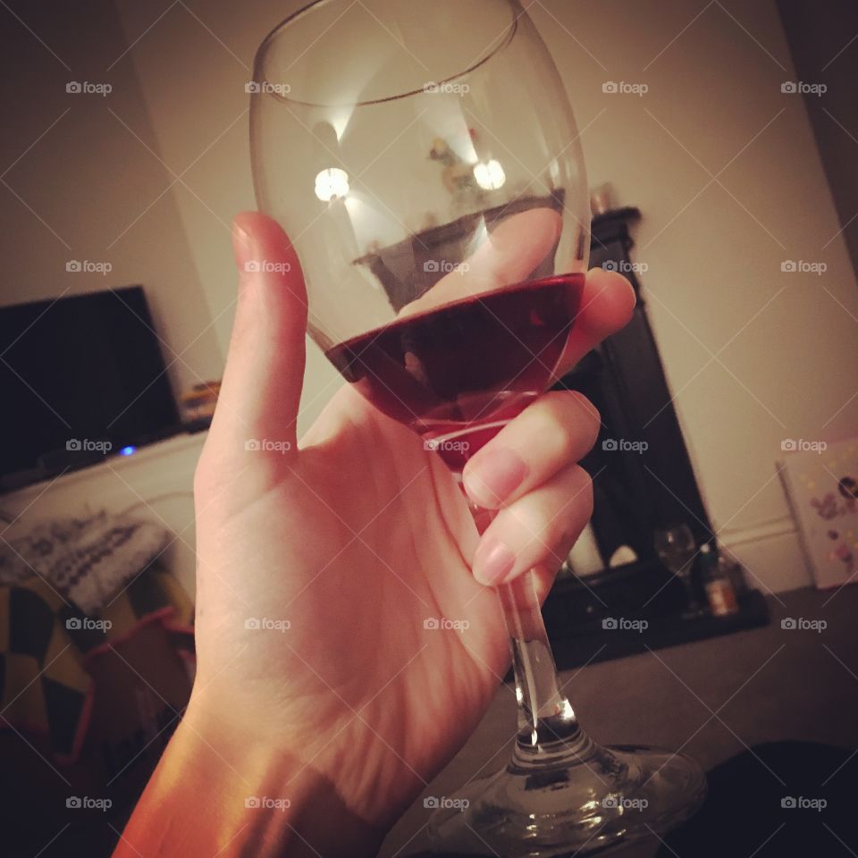 Wine time at the end of the day