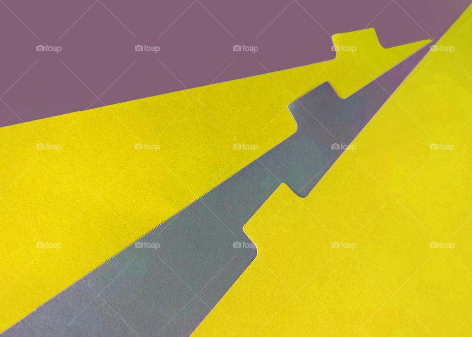 Comlementary Colors, Colored Sheets of Paper